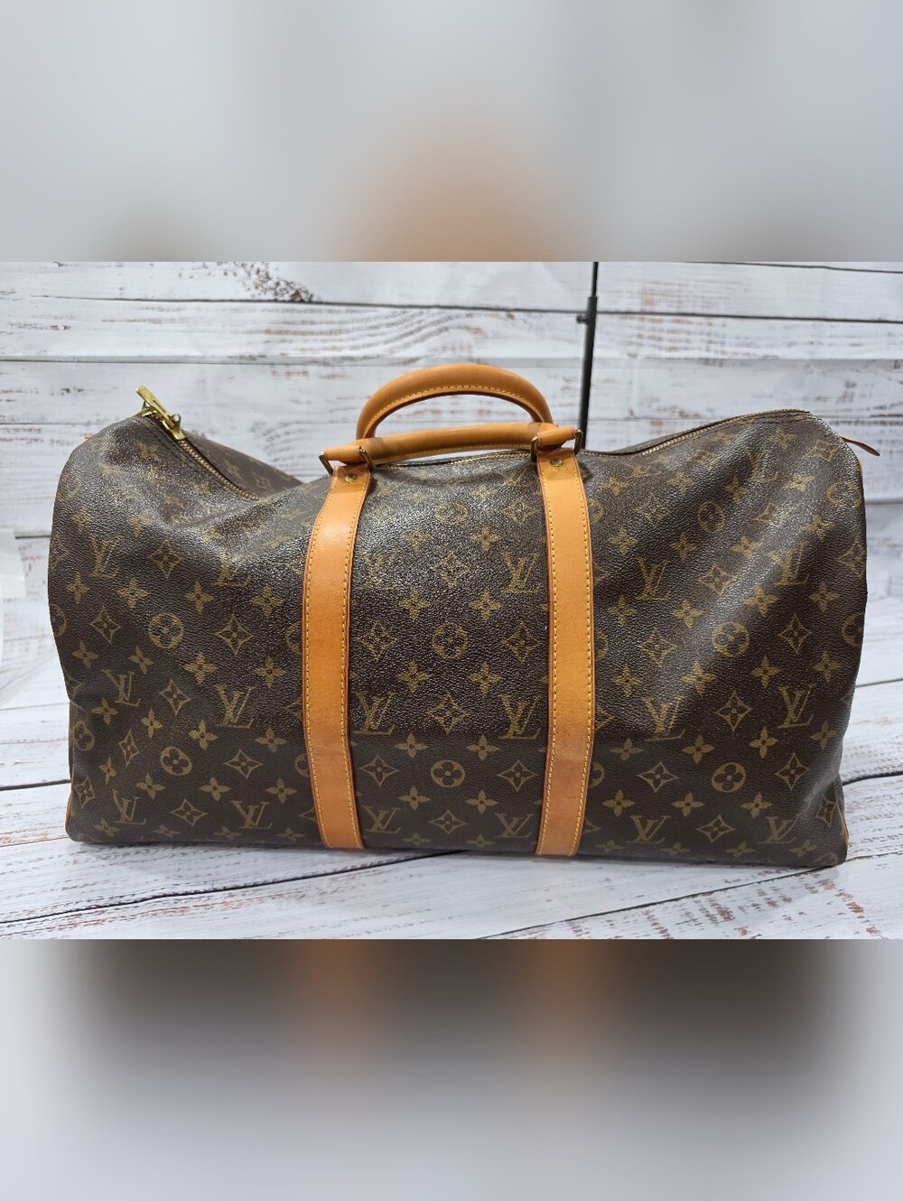 Louis Vuitton Monogram Keepall 45 Travel Bag
